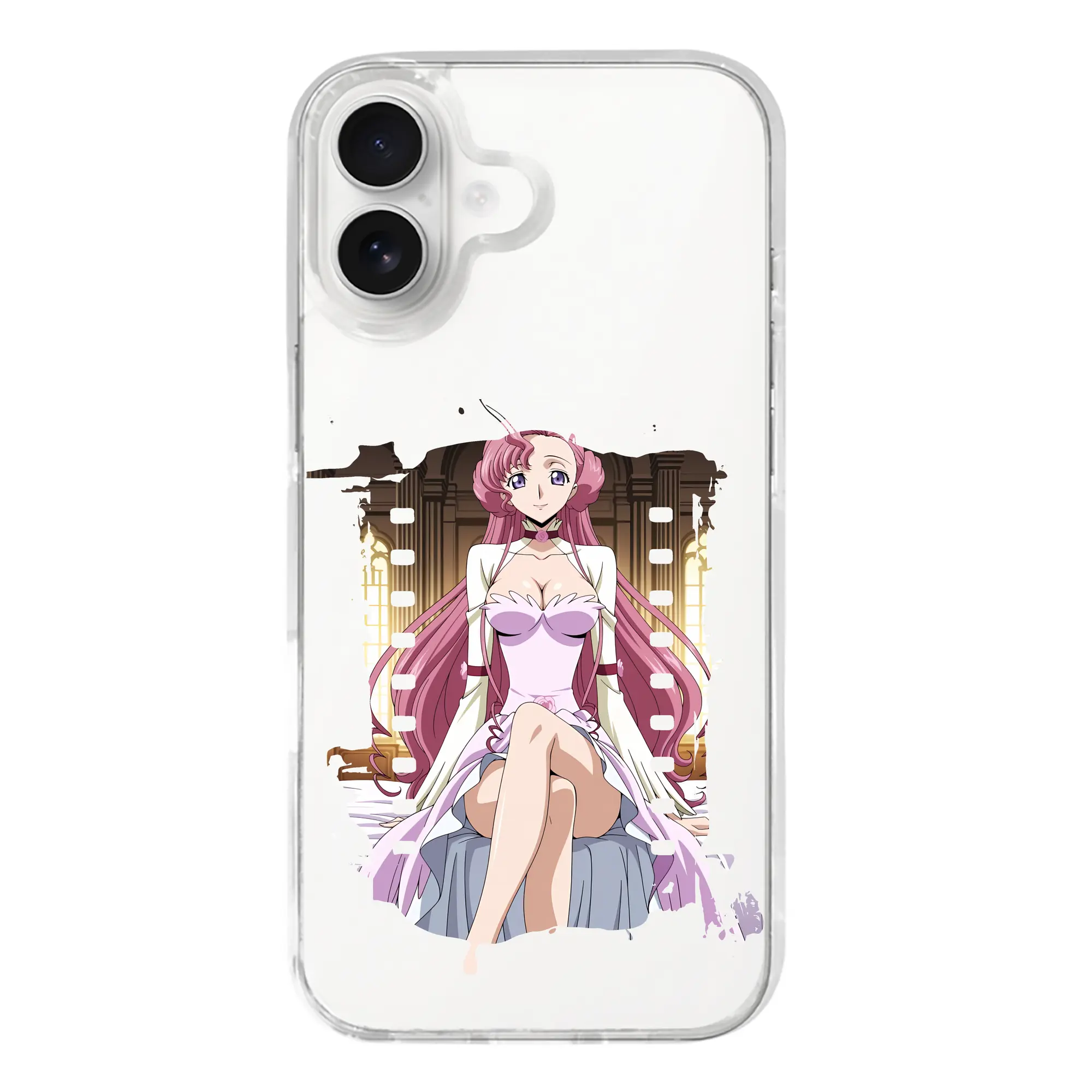 コードギアス 反逆のルルーシュ グッズ ユーフェミア・リ・ブリタニア - iPhone 17シリーズ 透明スマホケース – 薄型・耐衝撃・精密フィット保護カバー